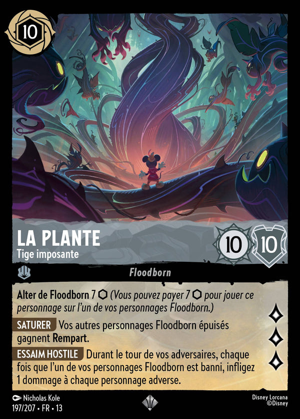 197/207 - La Plante - Tige imposante — Carte Disney Lorcana Invasion Epineuse! 197/207
