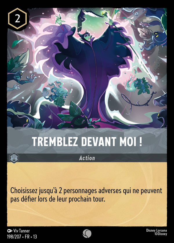198/207 - Tremblez devant moi ! — Carte Disney Lorcana Invasion Epineuse! 198/207