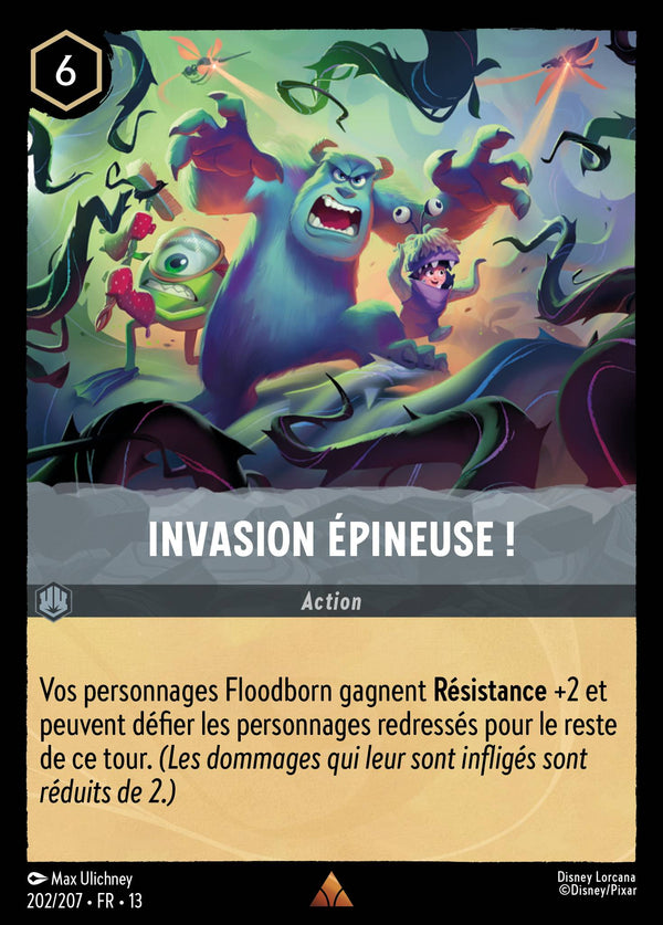 202/207 - Invasion épineuse ! — Carte Disney Lorcana Invasion Epineuse! 202/207