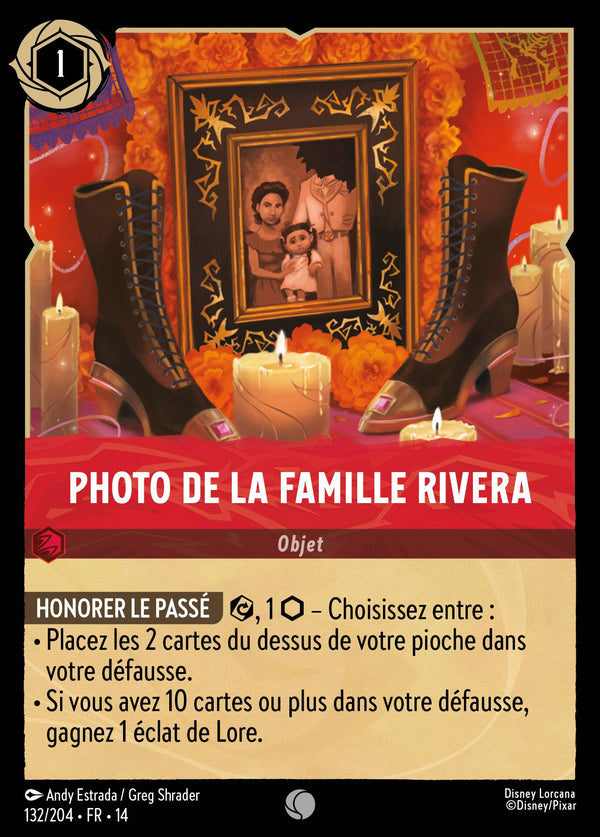 Photo de la famille Rivera - Carte Disney Lorcana 132 Hyperia City