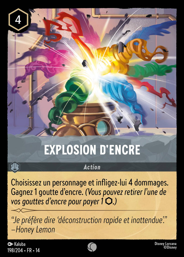 Explosion d'encre - Carte Disney Lorcana 198 Hyperia City