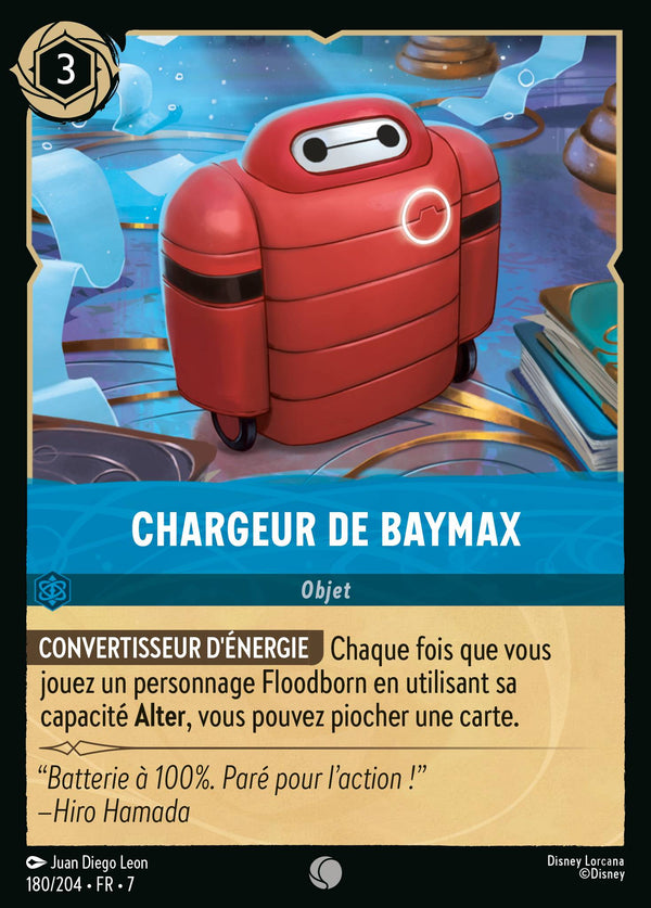180/204 - Chargeur de Baymax — Carte Disney Lorcana L'île d'Archazia 180/204