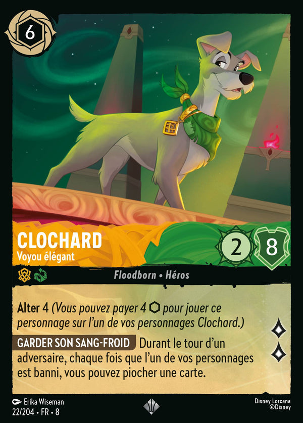 022/204 - Clochard - Voyou élégant — Carte Disney Lorcana Le Règne de Jafar 22/204