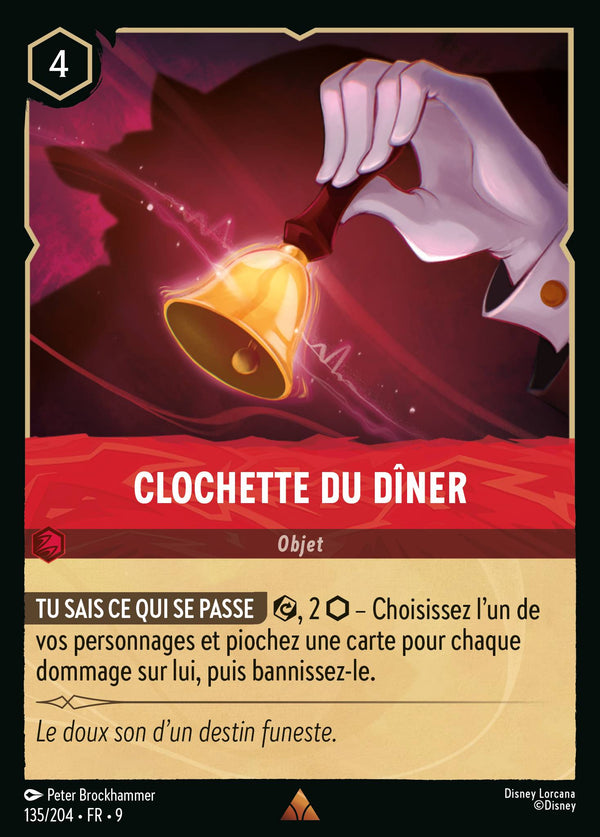 135/204 - Clochette du dîner — Carte Disney Lorcana Fabuleux 135/204