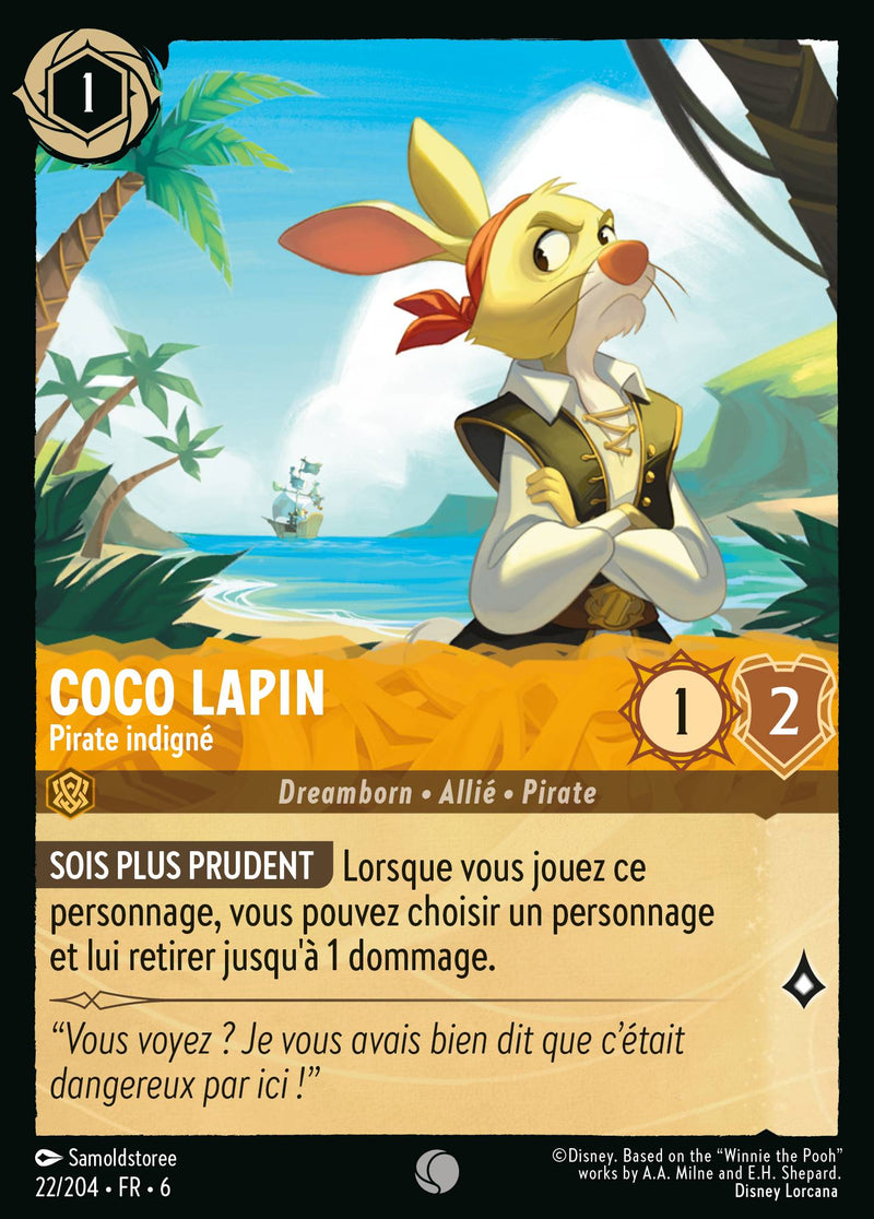 022/204 - Coco Lapin - Pirate indigné