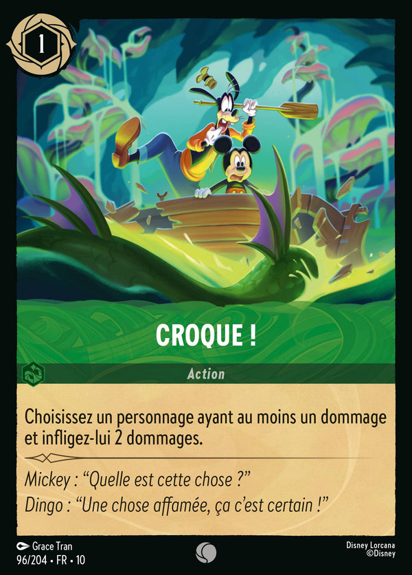 Croque ! — Carte Disney Lorcana 96 Lueurs dans les Profondeurs