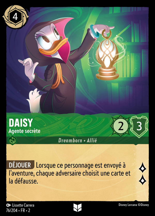 076/204 - Daisy - Agente secrète — Carte Disney Lorcana L'Ascension des Floodborn 76/204