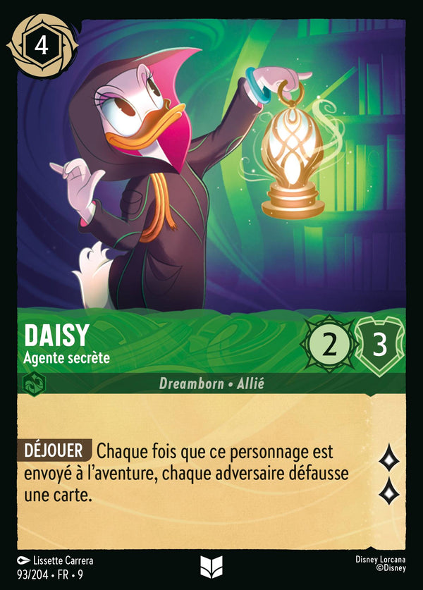 093/204 - Daisy - Agente secrète — Carte Disney Lorcana Fabuleux 93/204