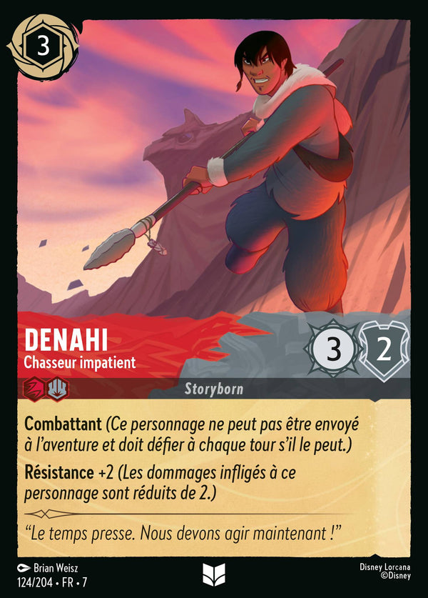 124/204 - Denahi - Chasseur impatient — Carte Disney Lorcana L'île d'Archazia 124/204