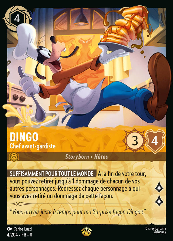 Dingo - Chef avant-gardiste — Carte Disney Lorcana 4 Le Règne de Jafar