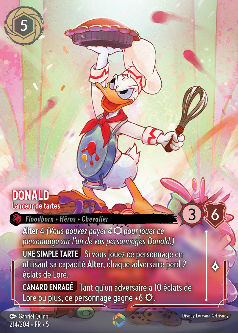 214/204 - Donald - Lanceur de tartes