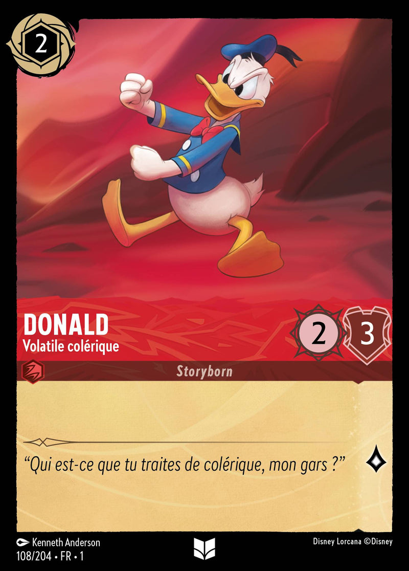 108/204 - Donald - Volatile colérique