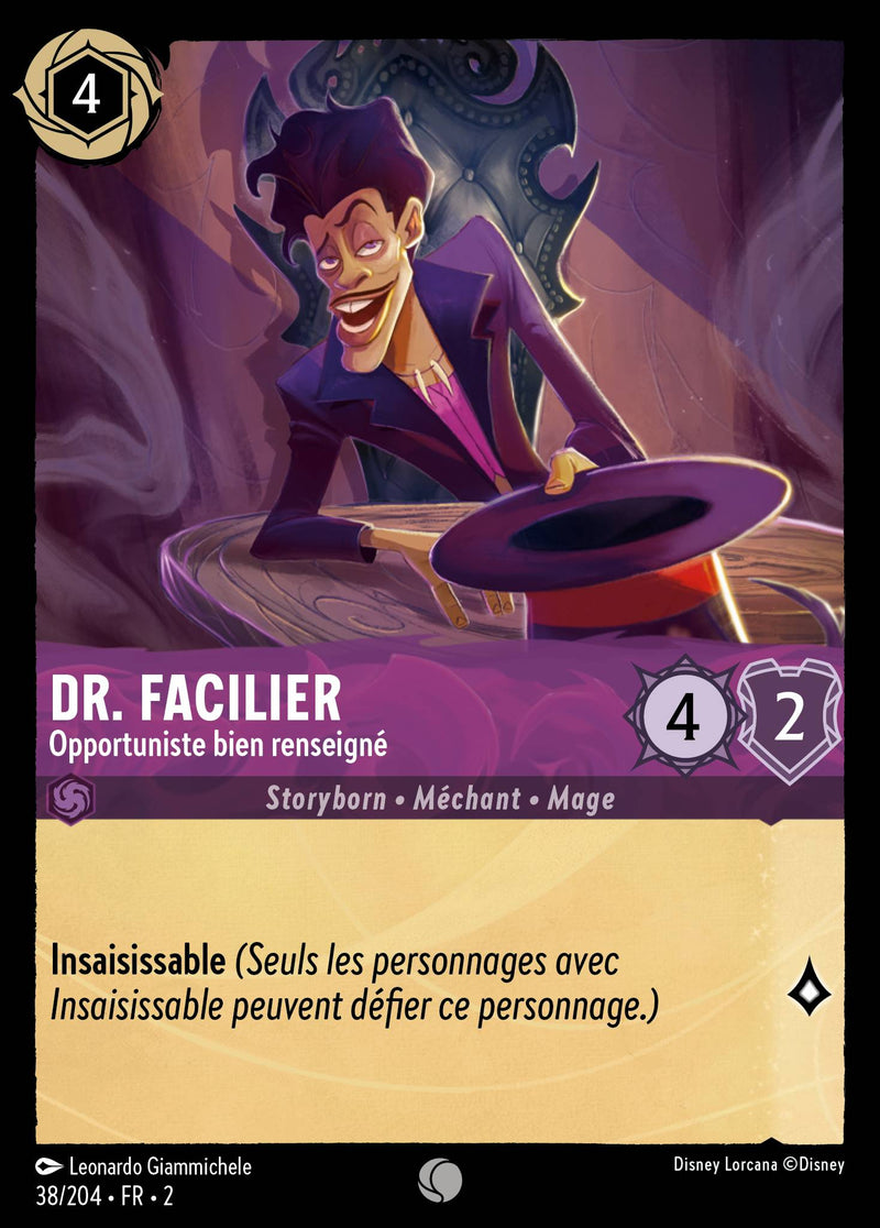038/204 - Dr. Facilier - Opportuniste bien renseigné