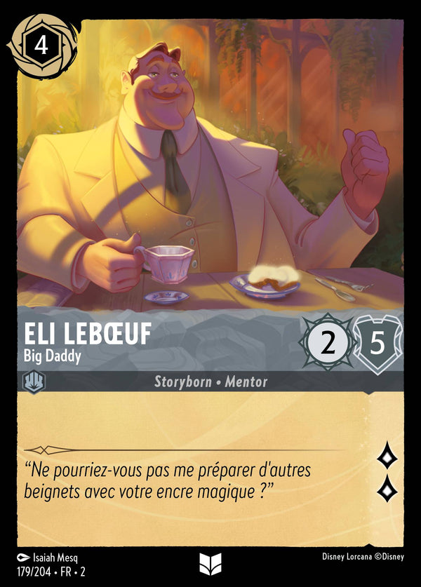 Eli Lebœuf - Big Daddy — Carte Disney Lorcana 179 L'Ascension des Floodborn