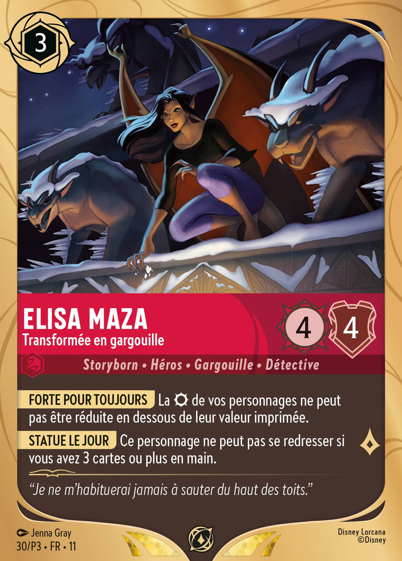030/204 - Elisa Maza - Transformée en gargouille