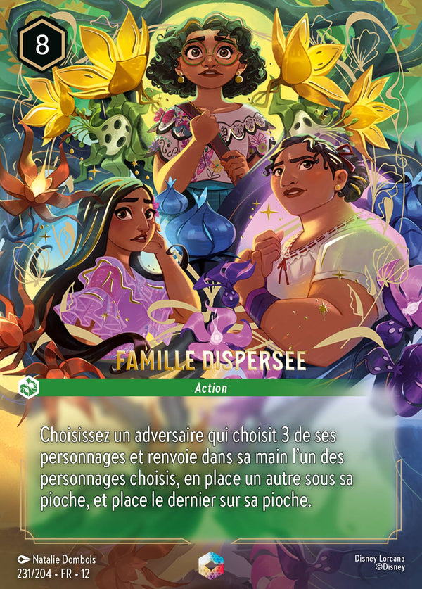 231/204 - Famille dispersée — Carte Disney Lorcana Contrées Inconnues 231/204