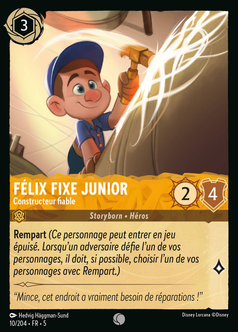 010/204 - Félix Fixe Junior - Constructeur fiable