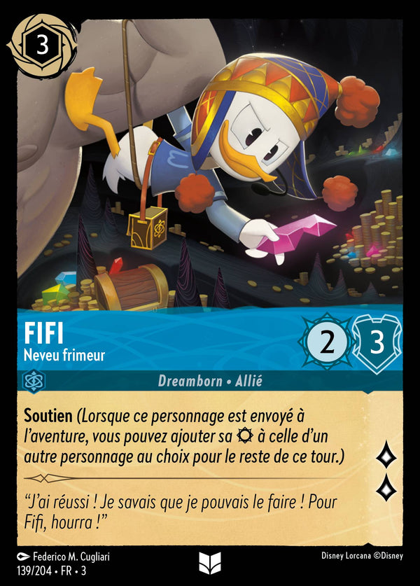 139/204 - Fifi - Neveu frimeur — Carte Disney Lorcana Les Terres d'Encres 139/204