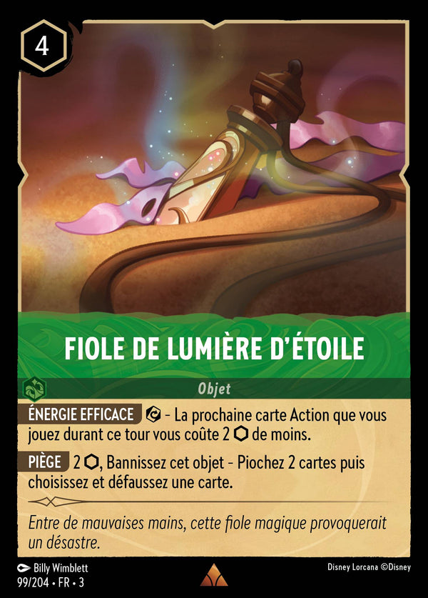 099/204 - Fiole de lumière d'étoile — Carte Disney Lorcana Les Terres d'Encres 99/204