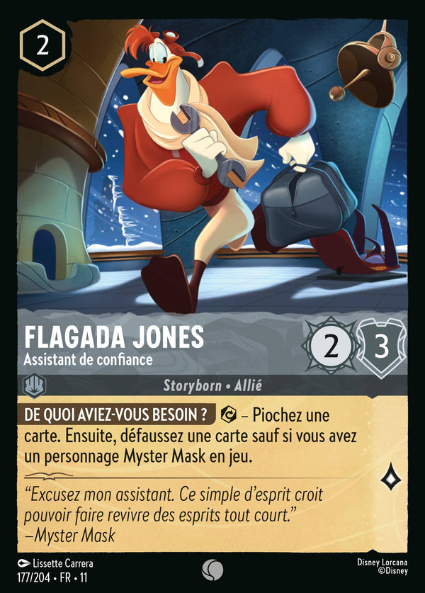 177/204 - Flagada Jones - Assistant de confiance — Carte Disney Lorcana Givresort 177/204