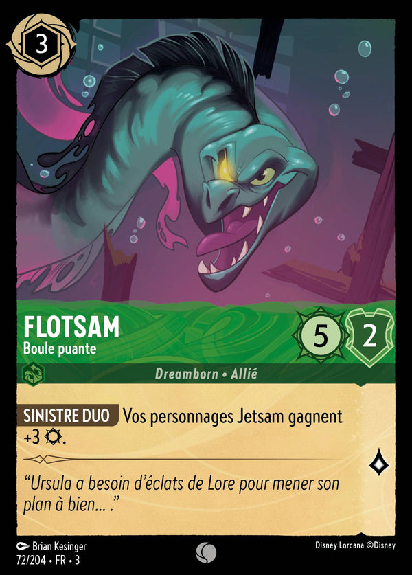 072/204 - Flotsam - Boule puante — Carte Disney Lorcana Les Terres d'Encres 72/204