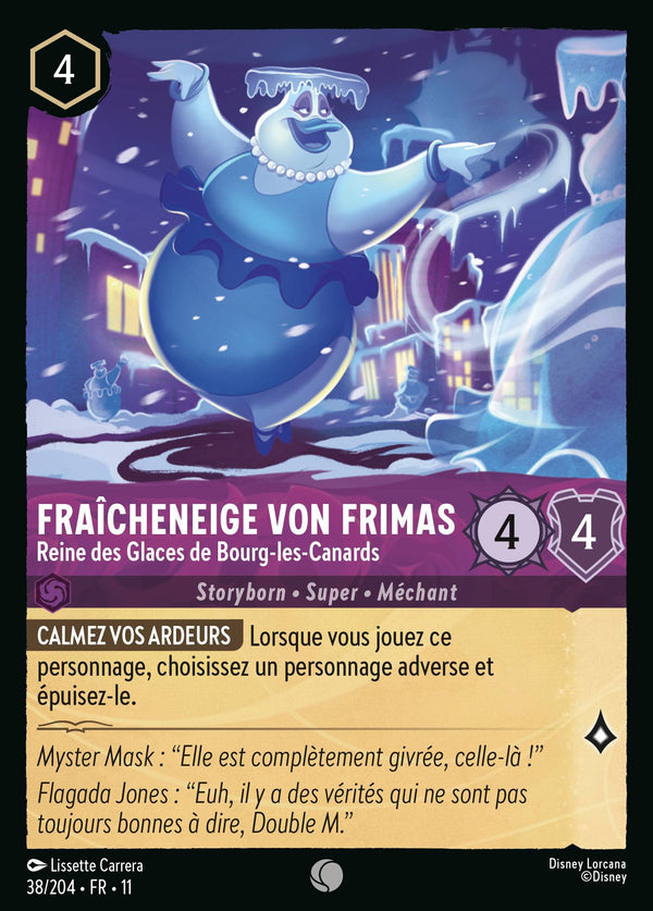 038/204 - Fraîcheneige von Frimas - Reine des Glaces de Bourg-les-Canards — Carte Disney Lorcana Givresort 38/204
