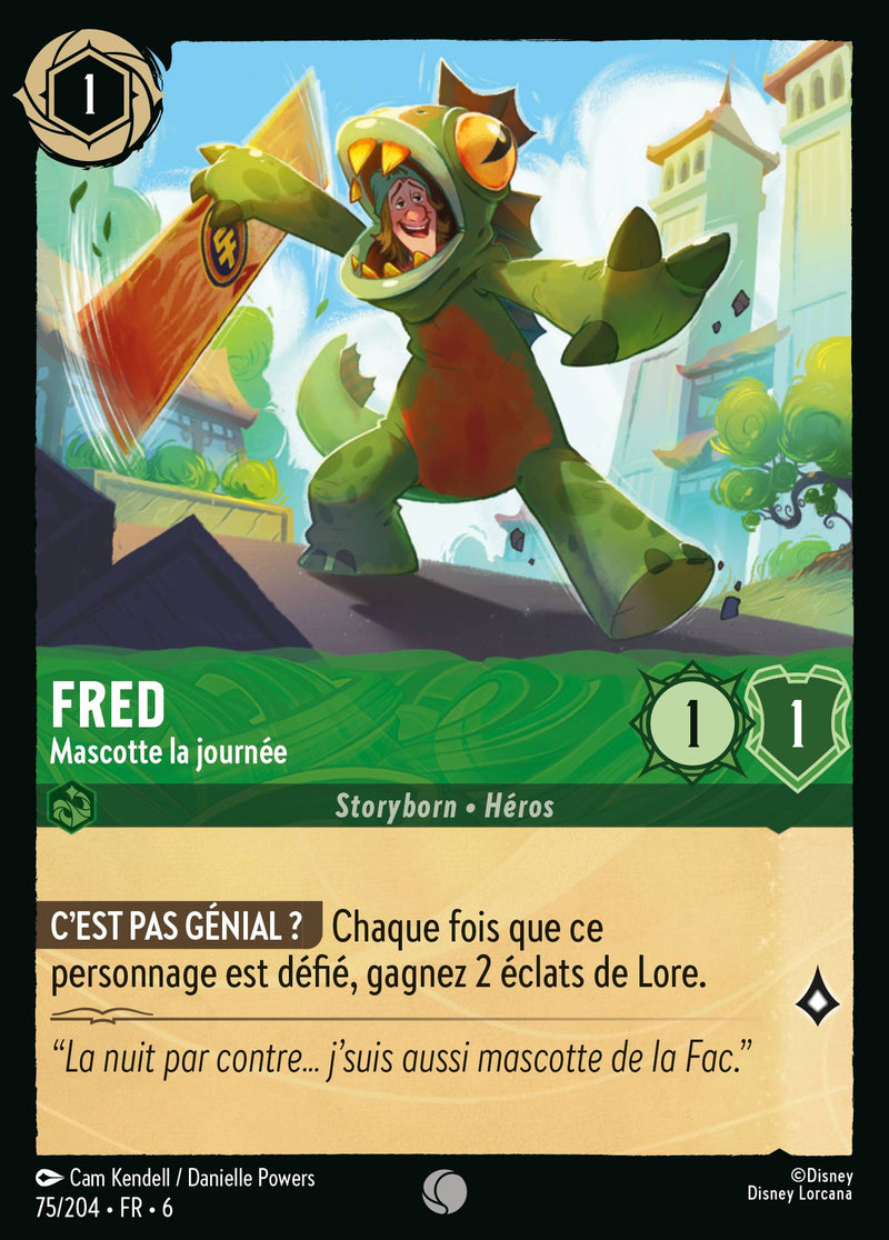 075/204 - Fred - Mascotte la journée
