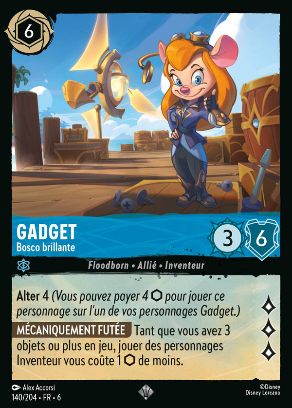Gadget - Bosco brillante — Carte Disney Lorcana 140 La Mer Azurite