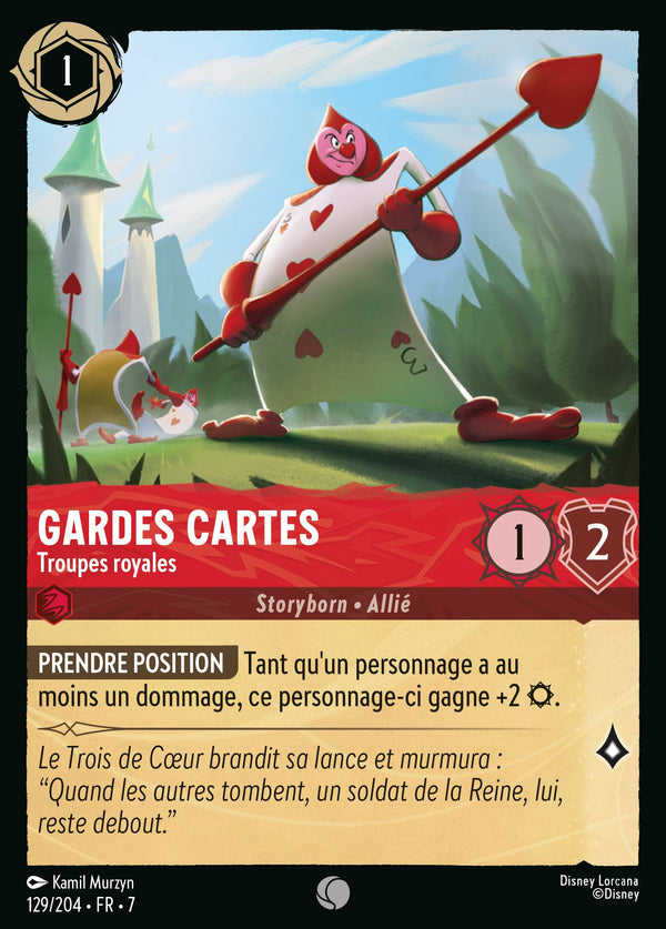 129/204 - Gardes cartes - Troupes royales — Carte Disney Lorcana L'île d'Archazia 129/204