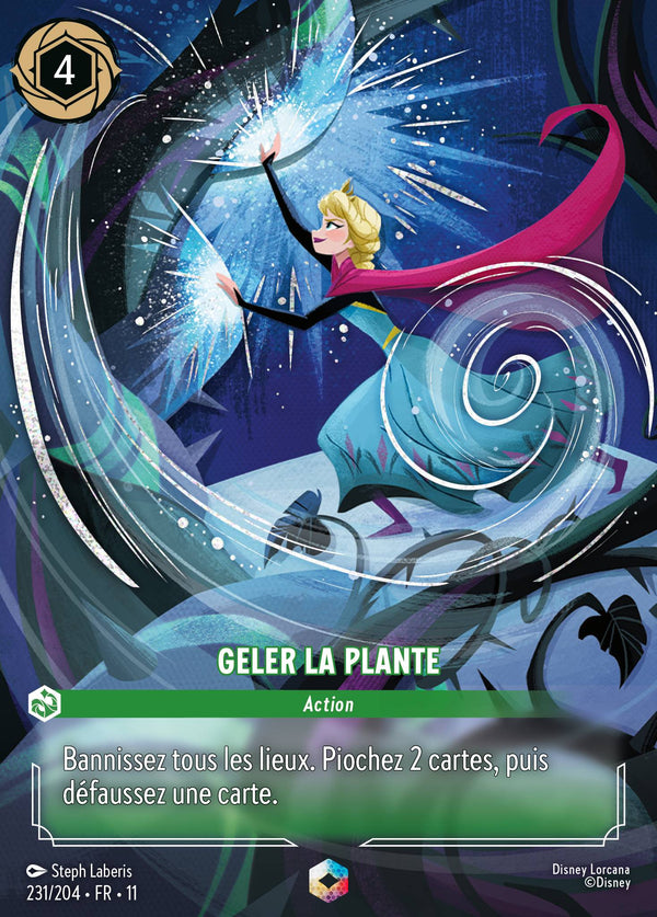 231/204 - Geler la Plante — Carte Disney Lorcana Givresort 231/204