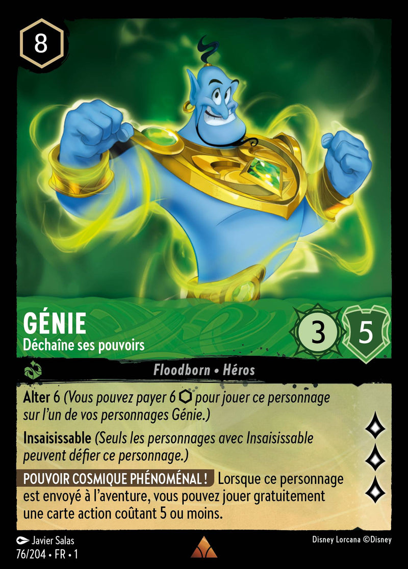 076/204 - Génie - Déchaîne ses pouvoirs