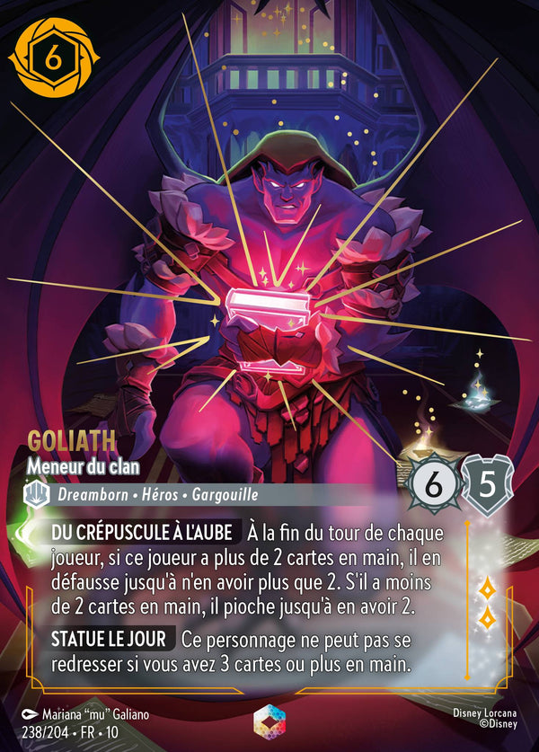 238/204 - Goliath - Meneur du clan — Carte Disney Lorcana Lueurs dans les Profondeurs 238/204