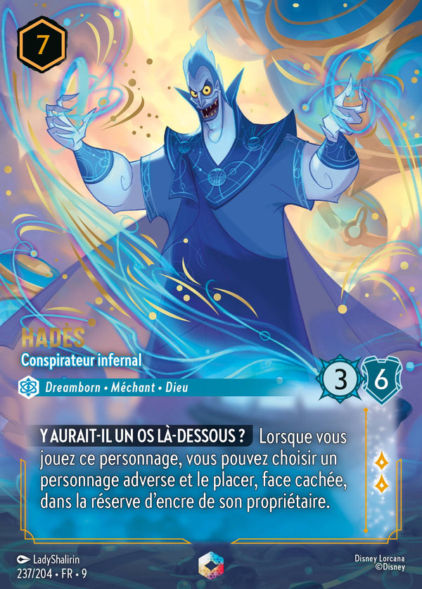 Hadès - Conspirateur infernal — Carte Disney Lorcana 237 Fabuleux