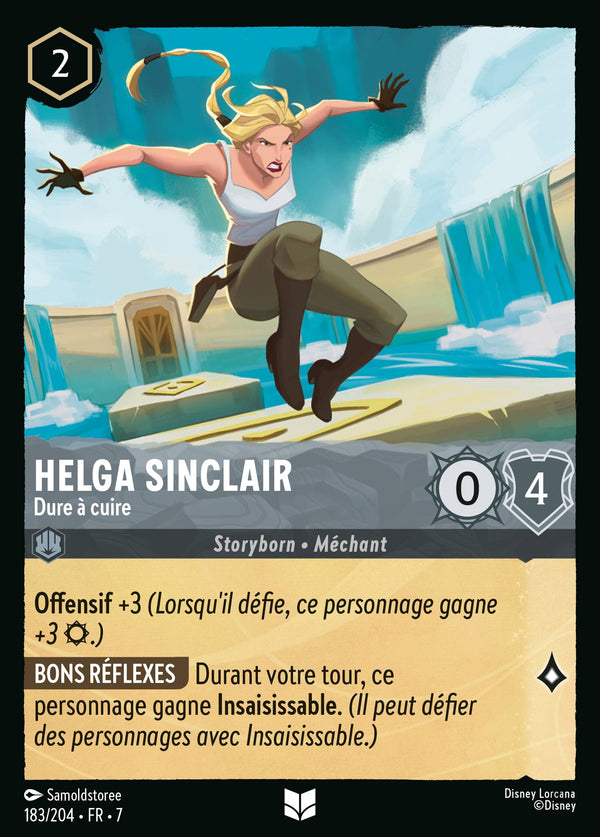 183/204 - Helga Sinclair - Dure à cuire — Carte Disney Lorcana L'île d'Archazia 183/204