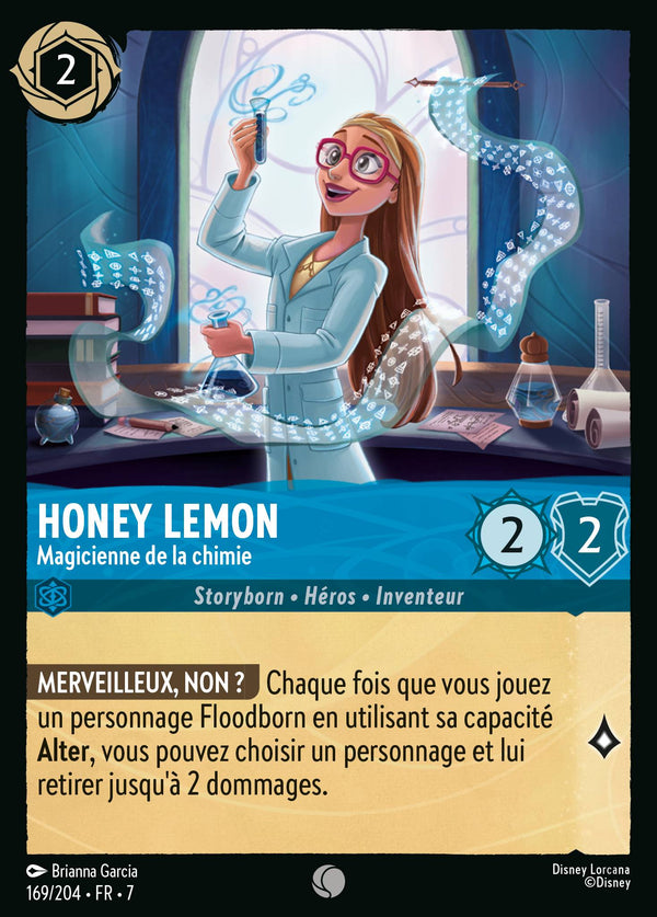 169/204 - Honey Lemon - Magicienne de la chimie — Carte Disney Lorcana L'île d'Archazia 169/204