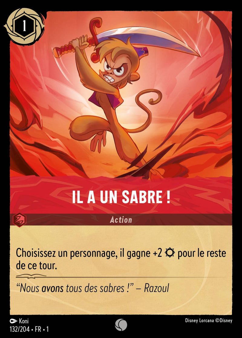 132/204 - Il a un sabre !