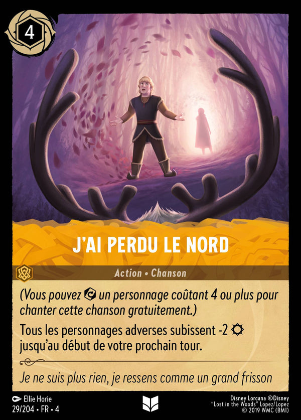 J'ai perdu le Nord — Carte Disney Lorcana 29 Le Retour d'Ursula