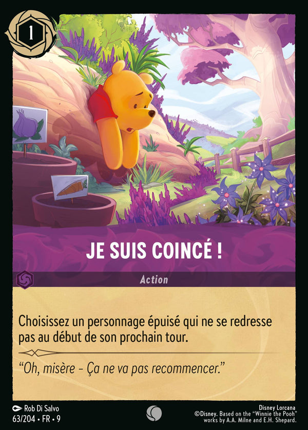 063/204 - Je suis coincé ! — Carte Disney Lorcana Fabuleux 63/204