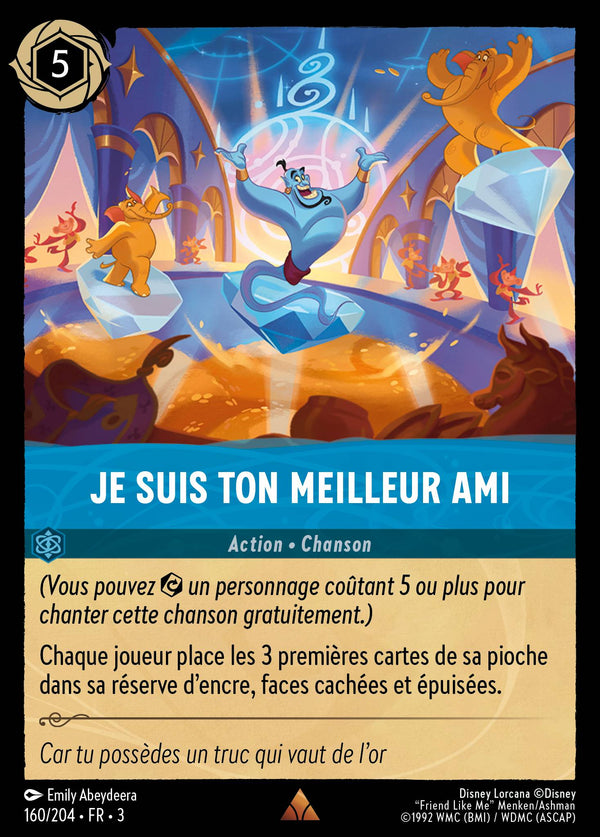 160/204 - Je suis ton meilleur ami — Carte Disney Lorcana Les Terres d'Encres 160/204
