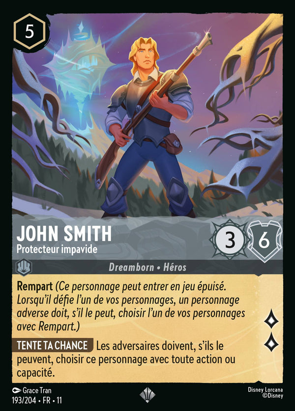 193/204 - John Smith - Protecteur impavide — Carte Disney Lorcana Givresort 193/204