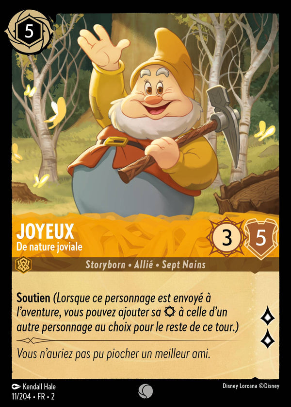 Joyeux - De nature joviale — Carte Disney Lorcana 11 L'Ascension des Floodborn