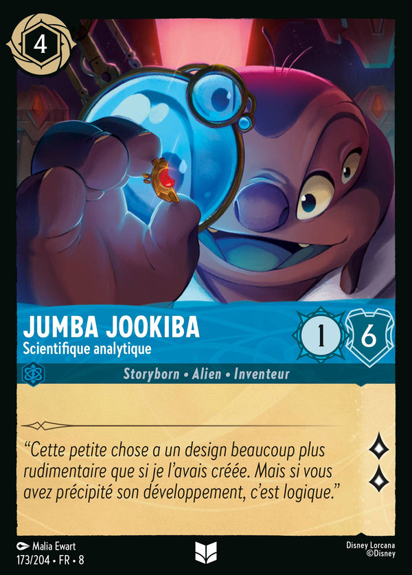 173/204 - Jumba Jookiba - Scientifique analytique — Carte Disney Lorcana Le Règne de Jafar 173/204