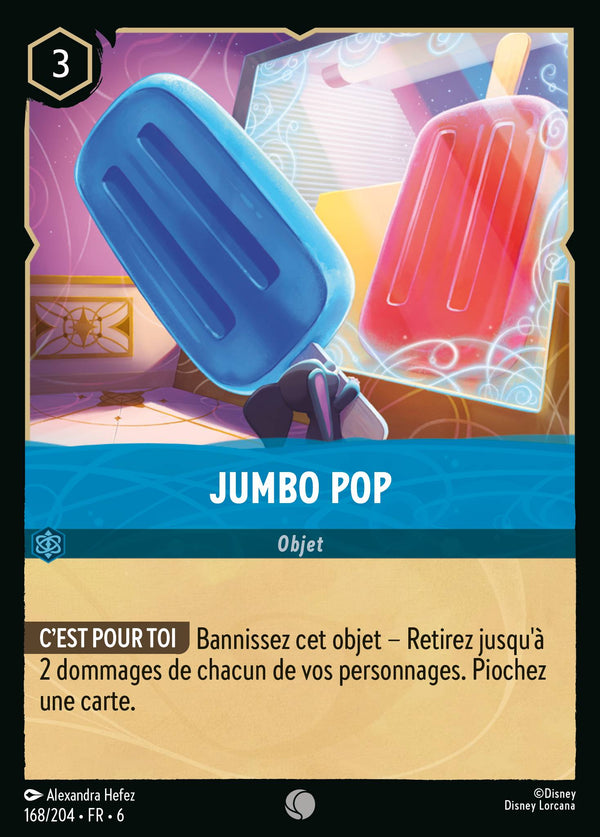 168/204 - Jumbo Pop — Carte Disney Lorcana La Mer Azurite 168/204
