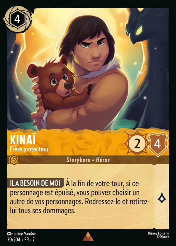 030/204 - Kinaï - Frère protecteur — Carte Disney Lorcana L'île d'Archazia 30/204
