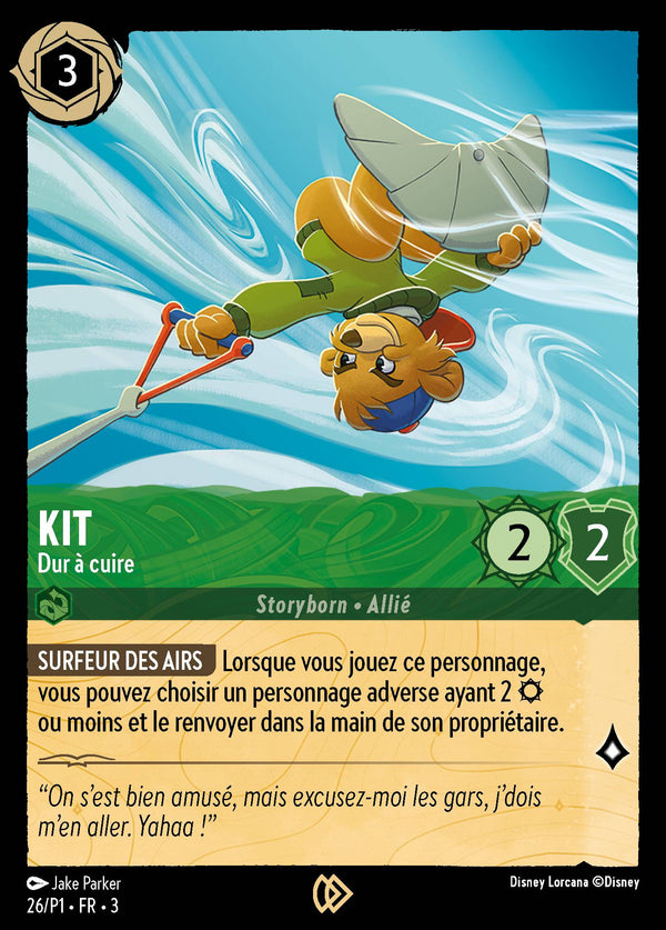 Kit - Dur à cuire — Carte Disney Lorcana 26 Les Terres d'Encres