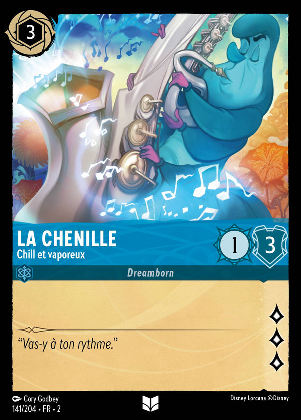 141/204 - La Chenille - Chill et vaporeux — Carte Disney Lorcana L'Ascension des Floodborn 141/204