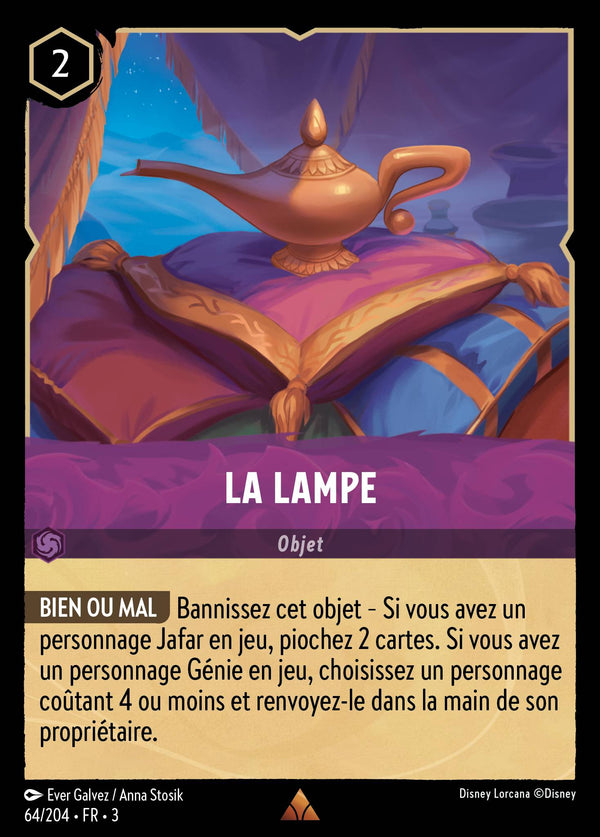 064/204 - La lampe — Carte Disney Lorcana Les Terres d'Encres 64/204