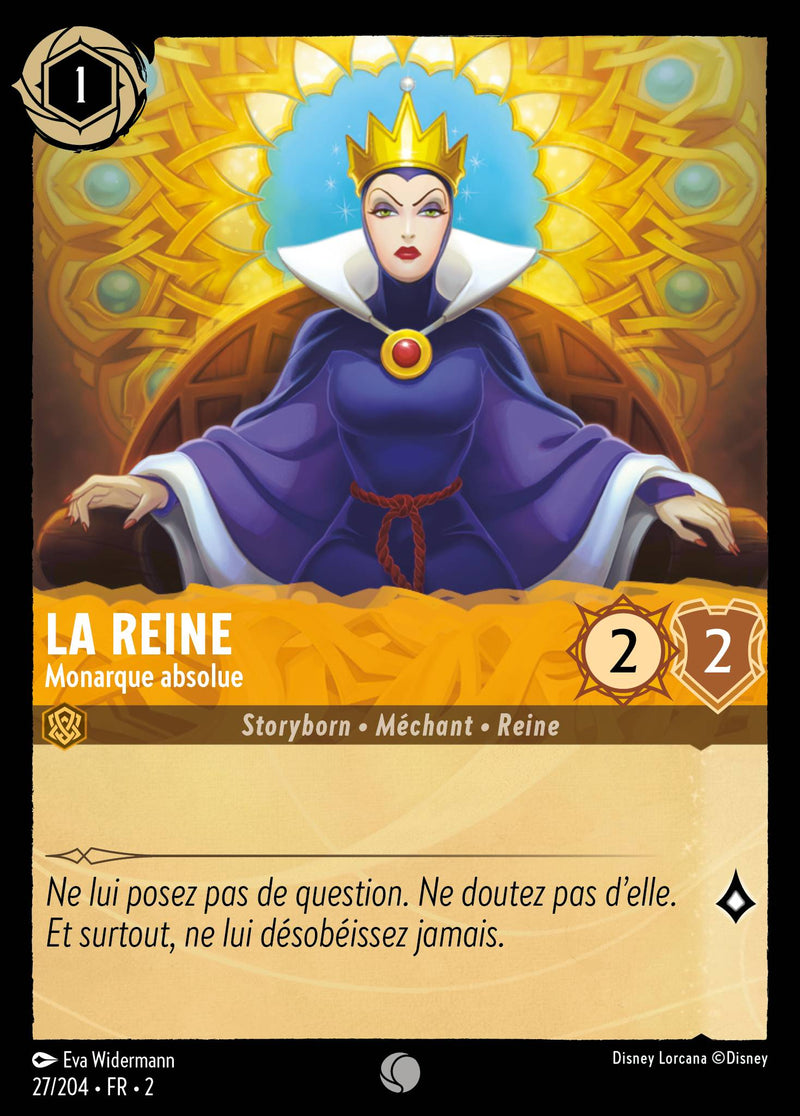 027/204 - La Reine - Monarque absolue