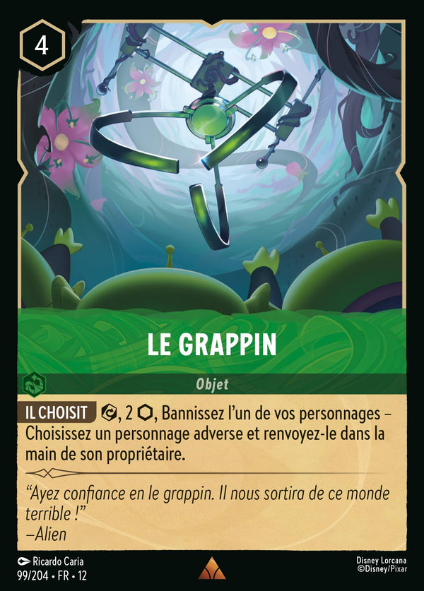 099/204 - Le Grappin — Carte Disney Lorcana Contrées Inconnues 99/204
