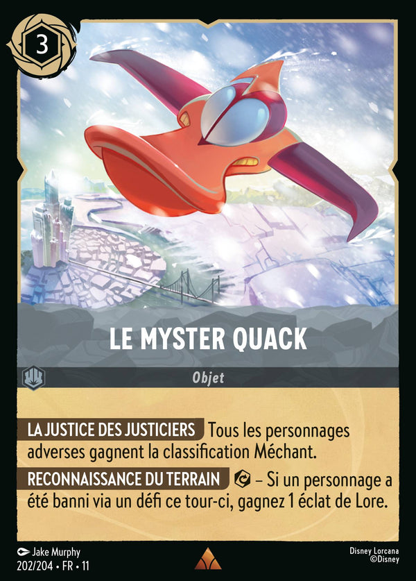 202/204 - Le Myster Quack — Carte Disney Lorcana Givresort 202/204